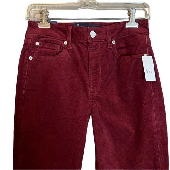 NWT! Gap high rise universal legging in bell burgundy - Picture 2 of 13